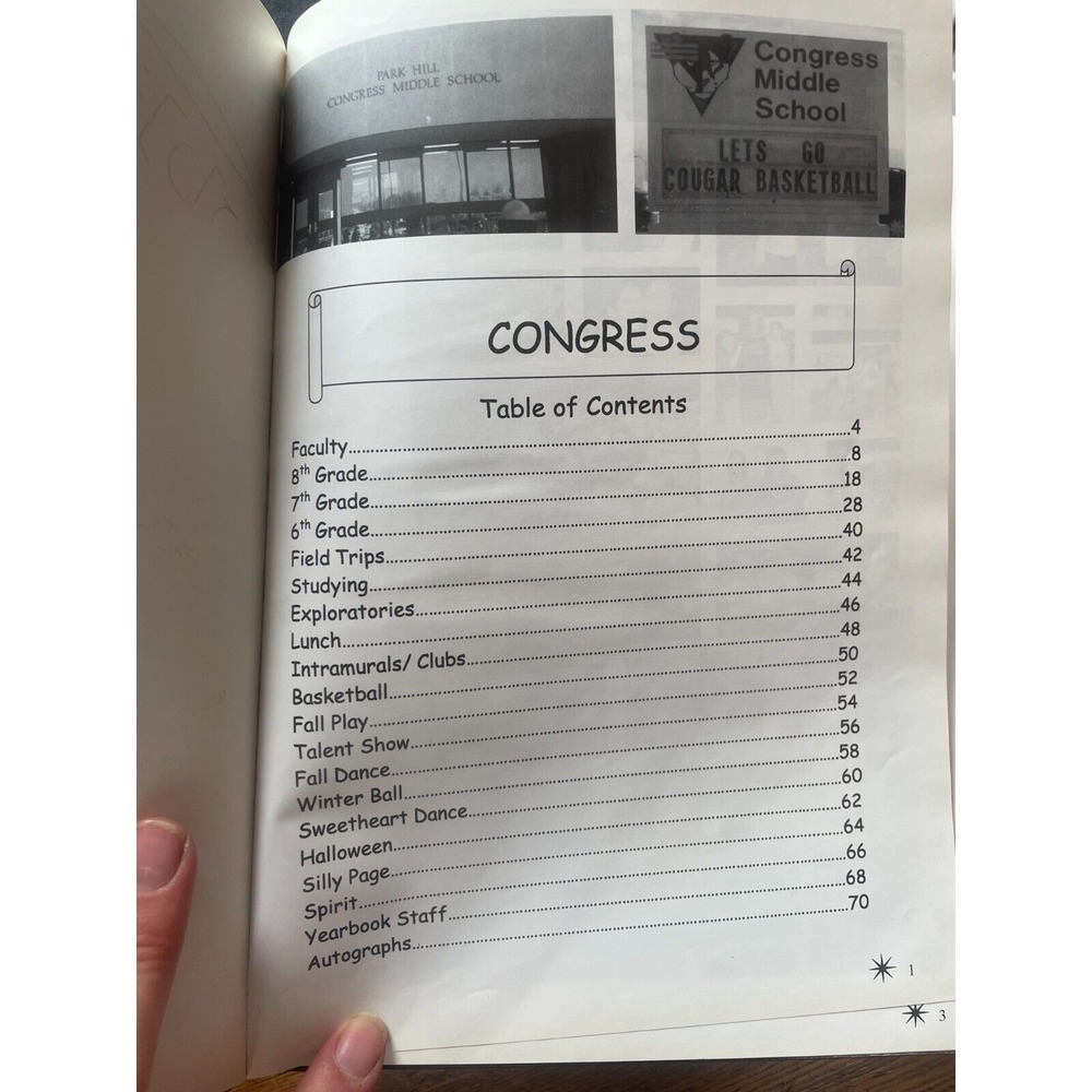 2002 Congress Cougars year book - loaded with signatures‎ and notes - Picture 4 of 8